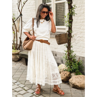 Jupe longue Dorothé - Ecru