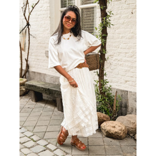 Jupe longue Dorothé - Ecru