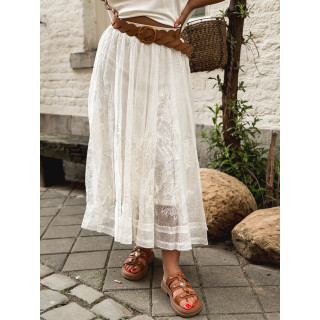 Jupe longue Dorothé - Ecru