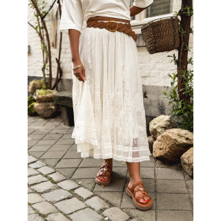 Jupe longue Dorothé - Ecru