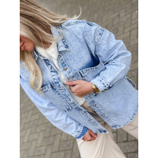 Chemise en jeans Savina - Bleu clair