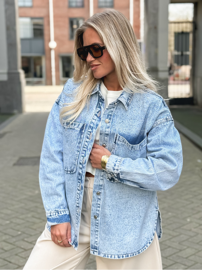 Chemise en jeans Savina - Bleu clair