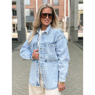 Chemise en jeans Savina - Bleu clair