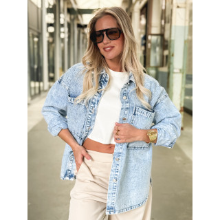 Chemise en jeans Savina - Bleu clair