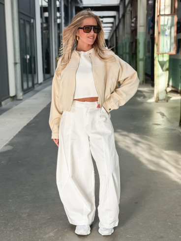 Veste en suédine Cassie - Beige