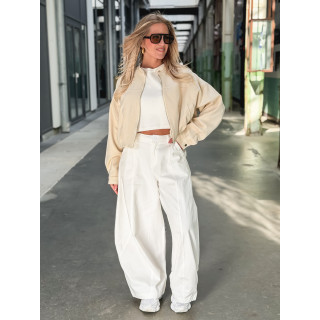 Veste en suédine Cassie - Beige