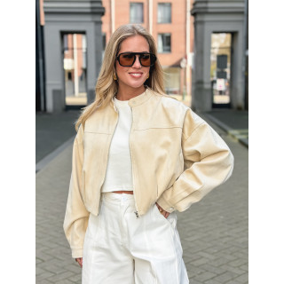 Veste en suédine Cassie - Beige