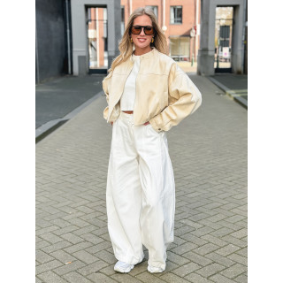 Veste en suédine Cassie - Beige