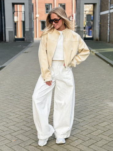 Veste en suédine Cassie - Beige