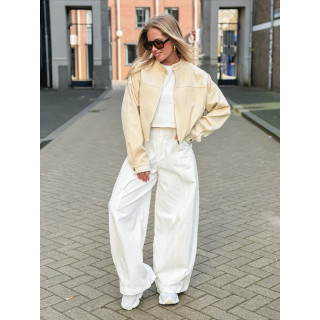 Veste en suédine Cassie - Beige