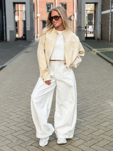 Veste en suédine Cassie - Beige