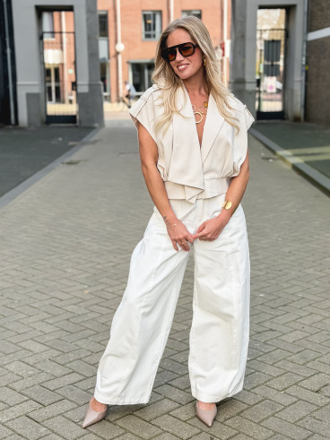 Veste sans manches Véra - Beige