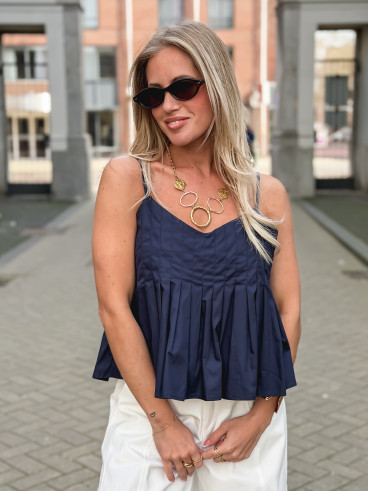 Top Ilyne - Bleu marine