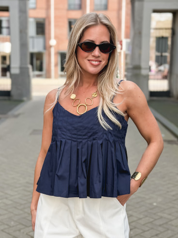 Top Ilyne - Bleu marine