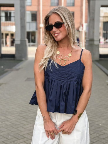 Top Ilyne - Bleu marine