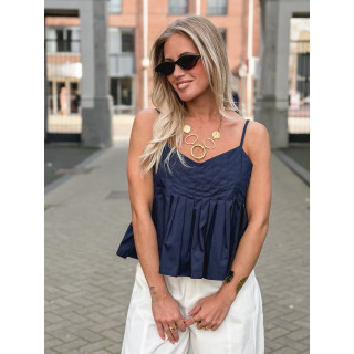 Top Ilyne - Bleu marine