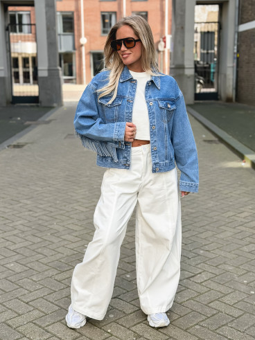 Veste en jeans Kaelya - Bleu