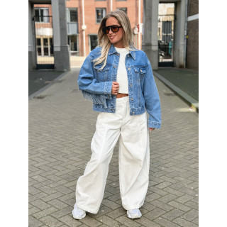 Veste en jeans Kaelya - Bleu