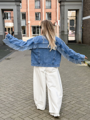 Veste en jeans Kaelya - Bleu Veste en jeans Kaelya - Bleu