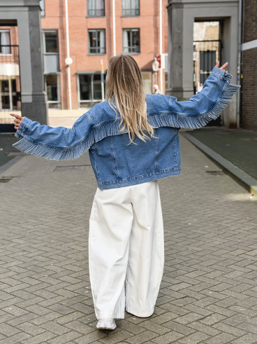 Veste en jeans Kaelya - Bleu Veste en jeans Kaelya - Bleu