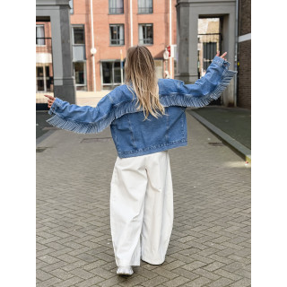 Veste en jeans Kaelya - Bleu