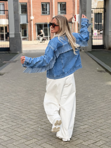 Veste en jeans Kaelya - Bleu Veste en jeans Kaelya - Bleu