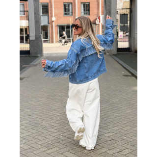 Veste en jeans Kaelya - Bleu
