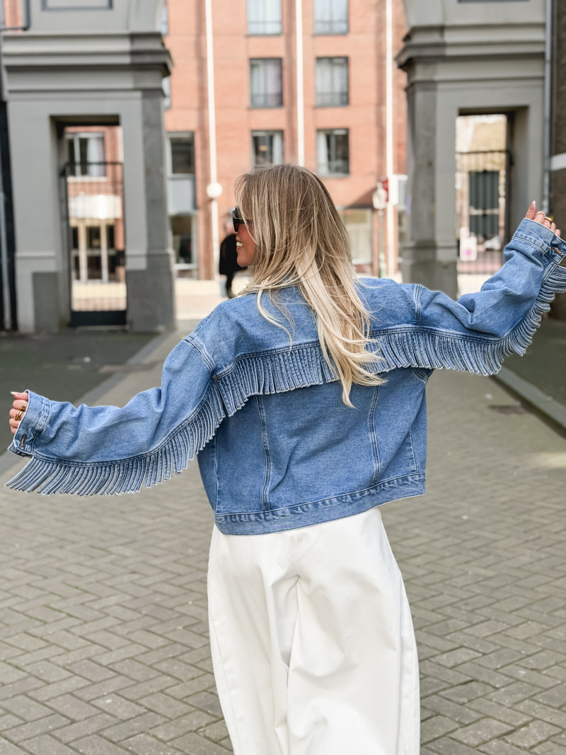 Veste en jeans Kaelya - Bleu Veste en jeans Kaelya - Bleu