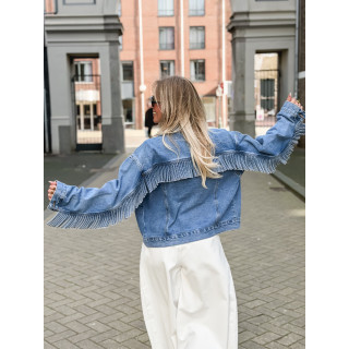 Veste en jeans Kaelya - Bleu
