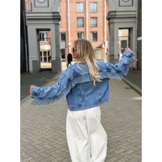 Veste en jeans Kaelya - Bleu