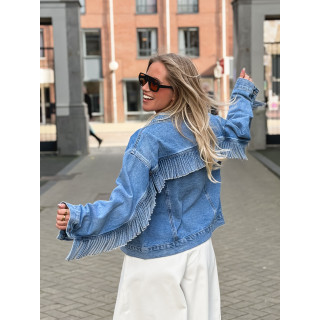Veste en jeans Kaelya - Bleu