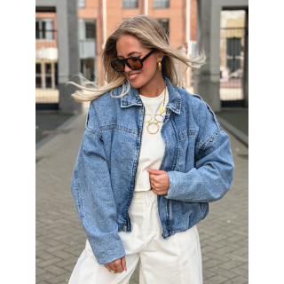 Veste en jeans Elvina - Bleu