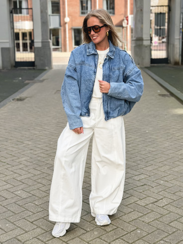 Veste en jeans Elvina - Bleu
