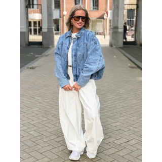 Veste en jeans Elvina - Bleu
