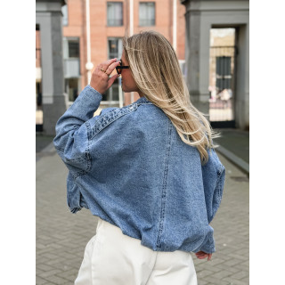 Veste en jeans Elvina - Bleu