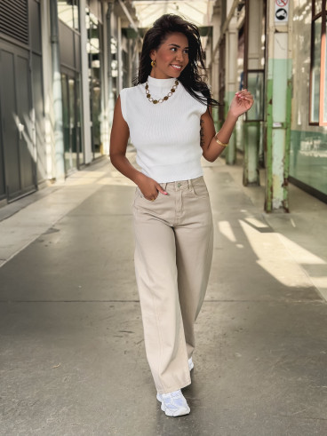 Jeans Bleona - Beige