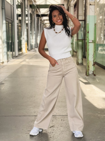 Jeans Bleona - Beige