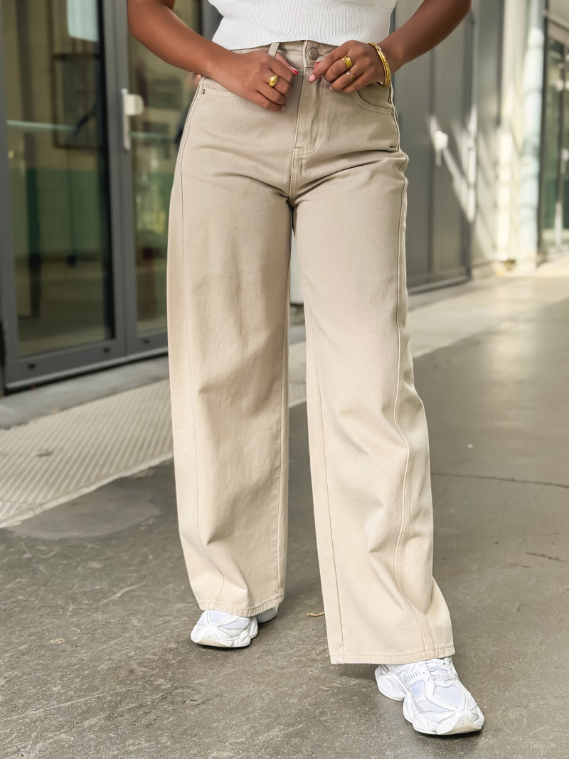 Jeans Bleona - Beige