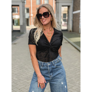 Body en dentelle Mathilda - Noir