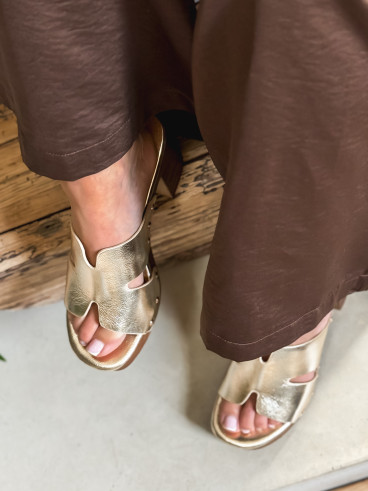 Sandales Monaco - Doré