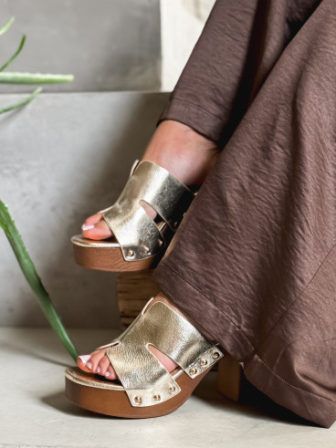 Sandales Monaco - Doré