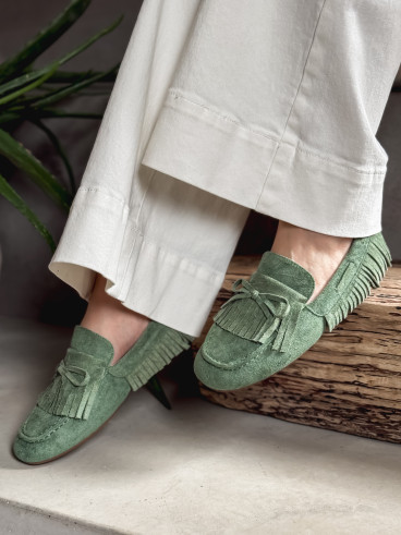 Mocassins Jamila - Vert menthe