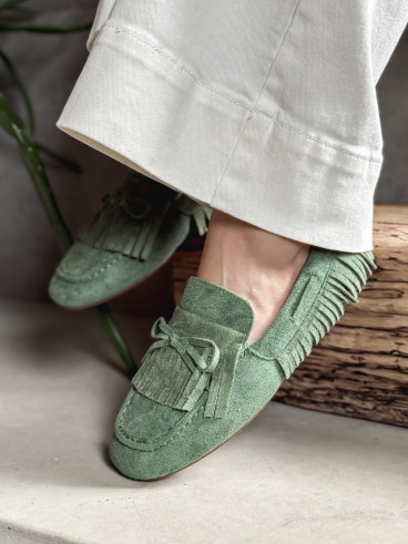 Mocassins Jamila - Vert menthe