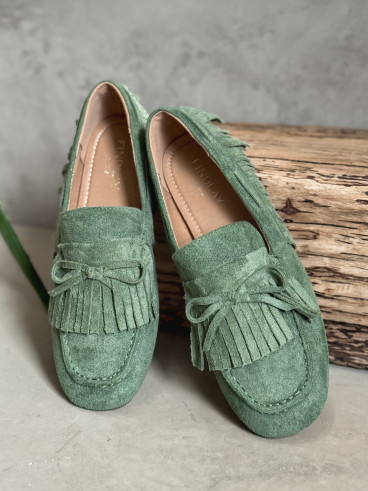 Mocassins Jamila - Vert menthe