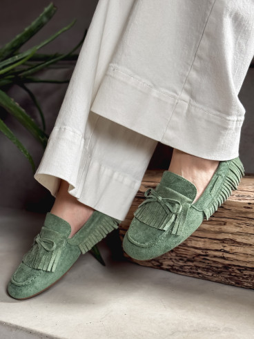 Mocassins Jamila - Vert menthe