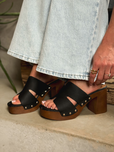 Sandales Monaco - Noir