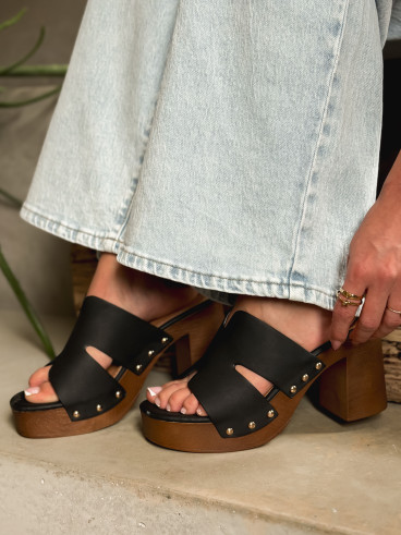 Sandales Monaco - Noir