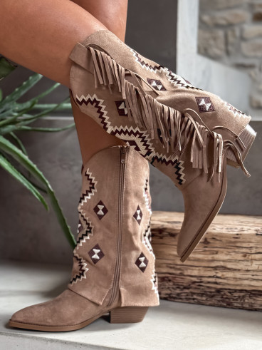 Santiags Bellina - Taupe