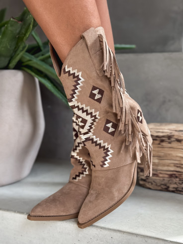 Santiags Bellina - Taupe