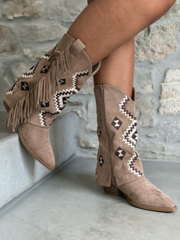 Santiags Bellina - Taupe